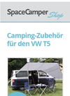 Flyer, Kundenzeitungen und weiteres Werbematerial. Hier als Beispiel der SpaceCamper-Shop